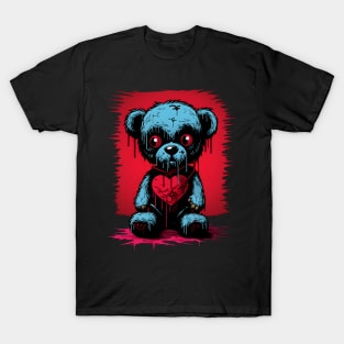 Sad Teddy Bear - Emo Style T-Shirt